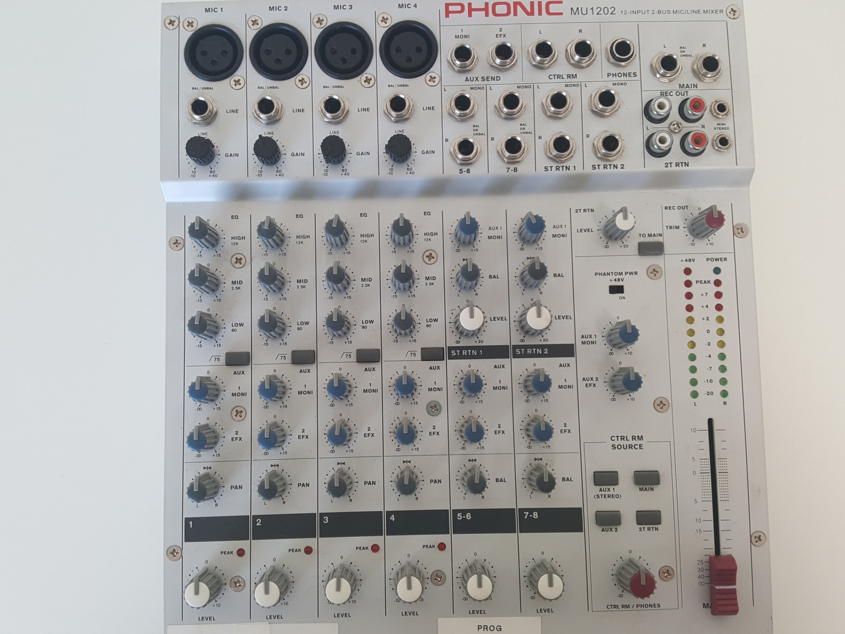 Image of Phonic MU1202 Audio Mixer AV Equipment