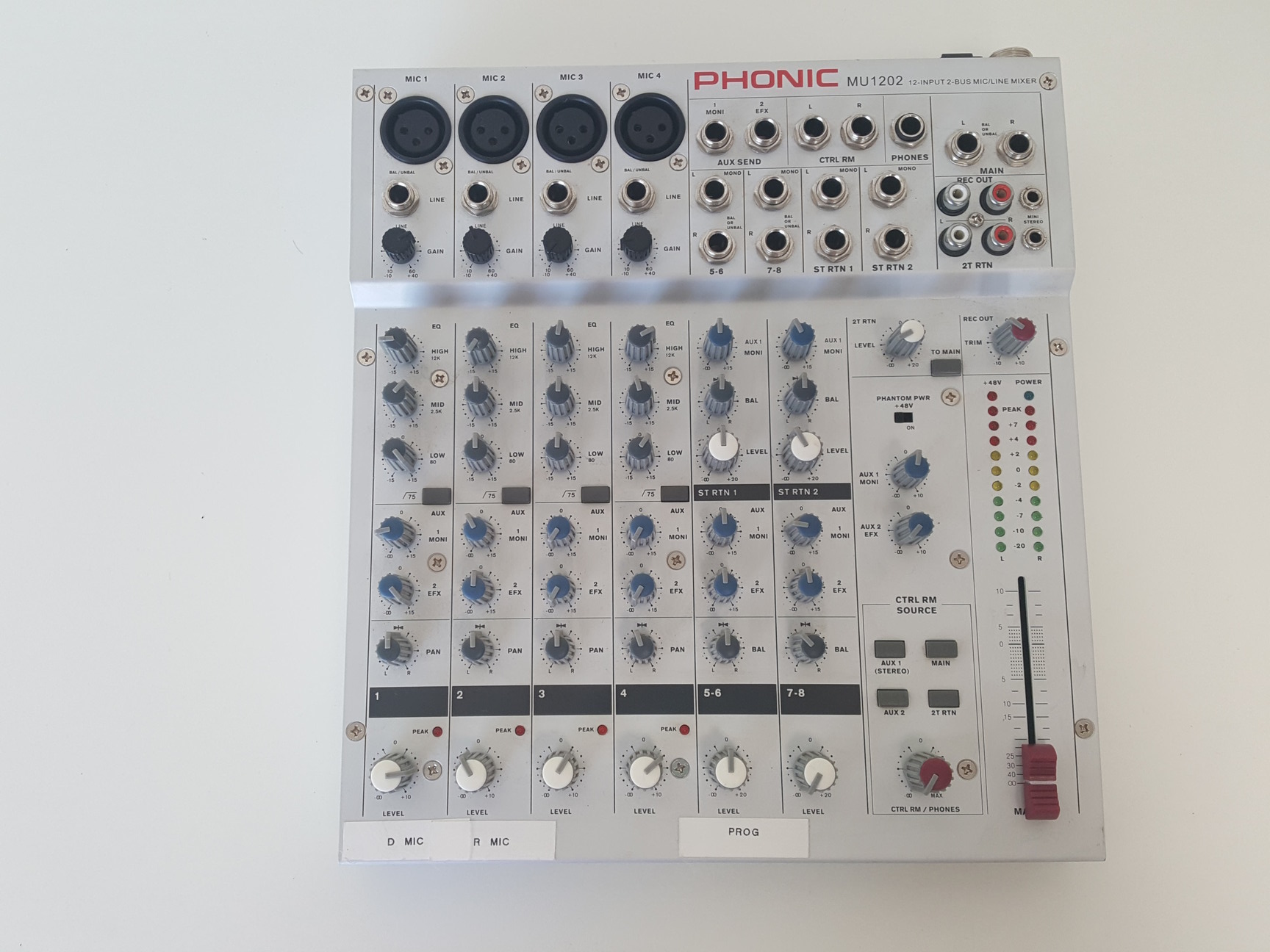 Image of Phonic MU1202 Audio Mixer AV Equipment