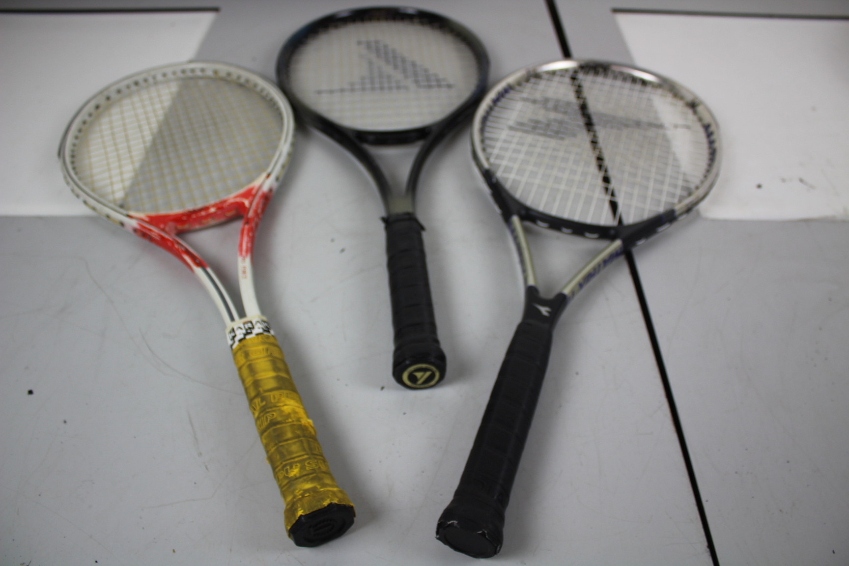 Image of 15 Assorted Tennis Rackets Racquets Browning Kennex Slazenger Patrick Olympus 