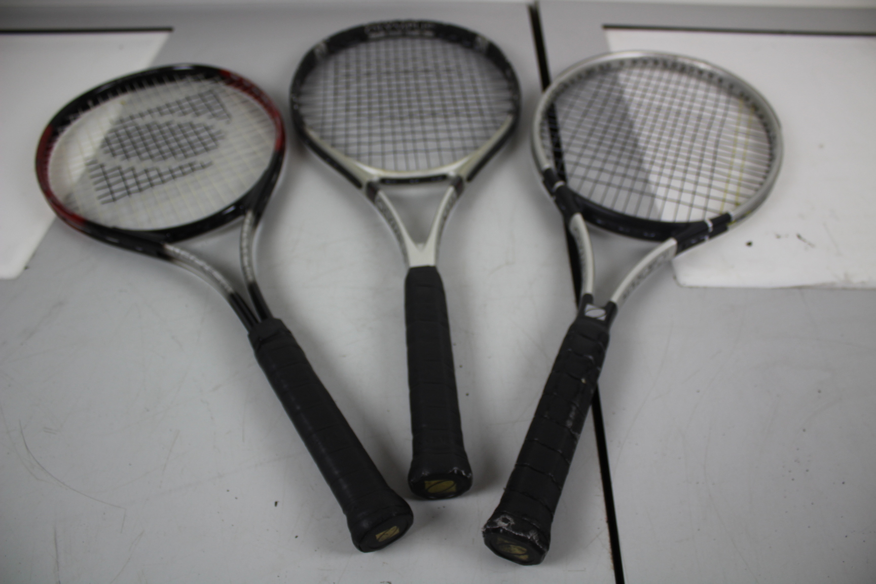 Image of 15 Assorted Tennis Rackets Racquets Browning Kennex Slazenger Patrick Olympus 