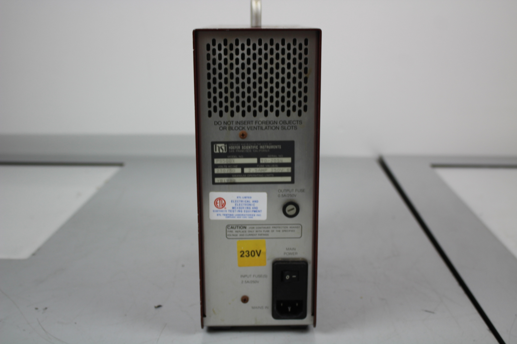 Image of Hoefer Scientific PS500X DC Power Supply