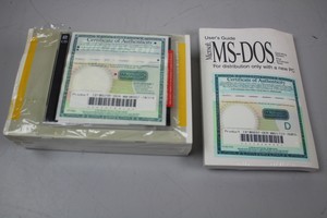 Thumbnail image of Microsoft MS-DOS 6.22 Retro New Sealed + Small Business Financial Manager 97 New