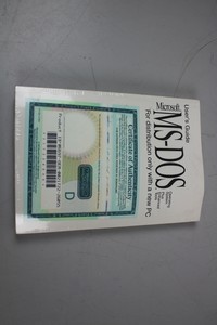 Thumbnail image of Microsoft MS-DOS 6.22 Retro New Sealed + Small Business Financial Manager 97 New