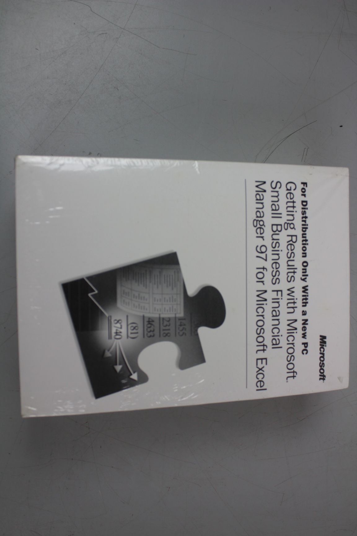 Image of Microsoft MS-DOS 6.22 Retro New Sealed + Small Business Financial Manager 97 New