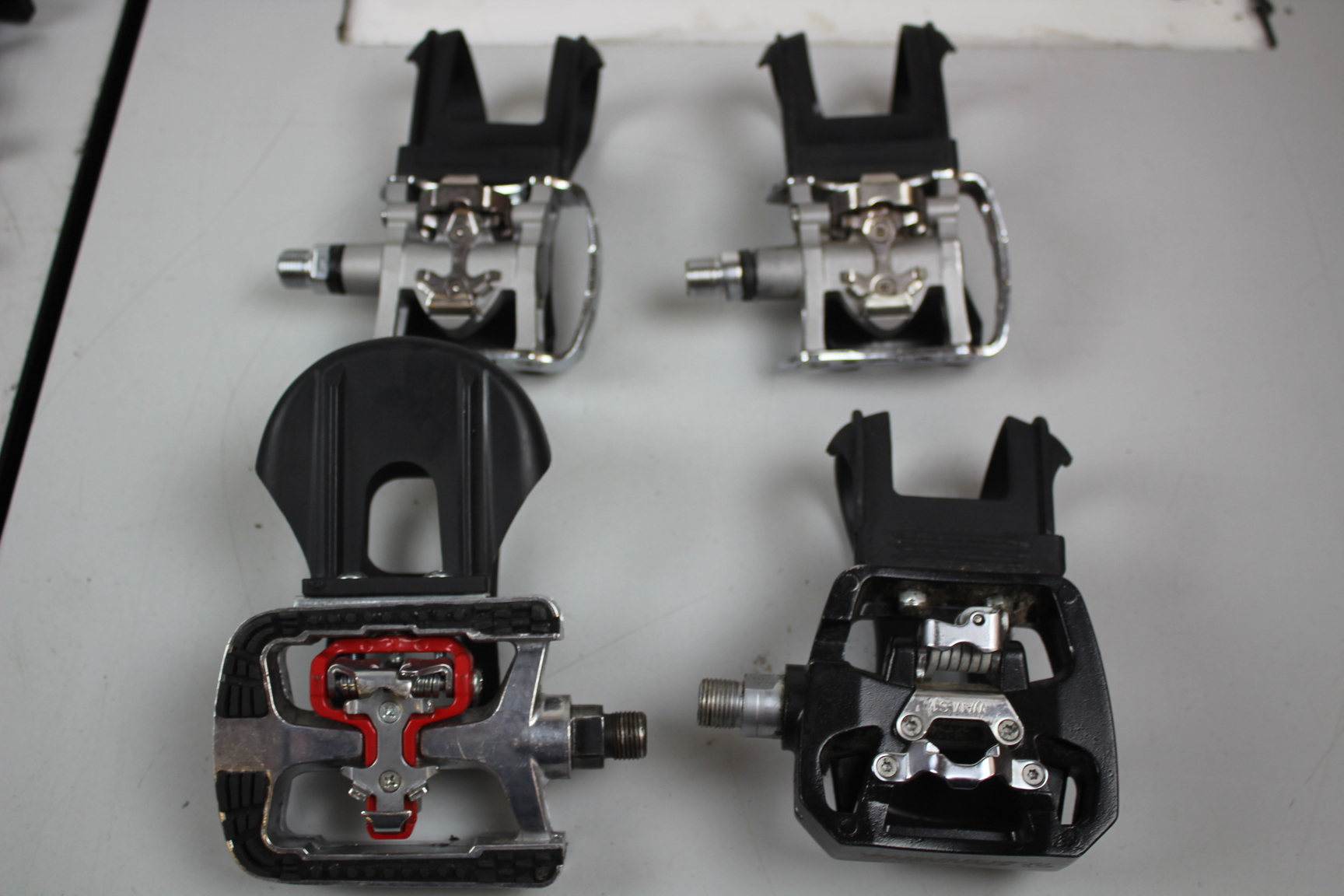 Image of Assortment of Exercise/Spin Bike Parts Wattbike Monitor, Hand grips, Pedals etc 