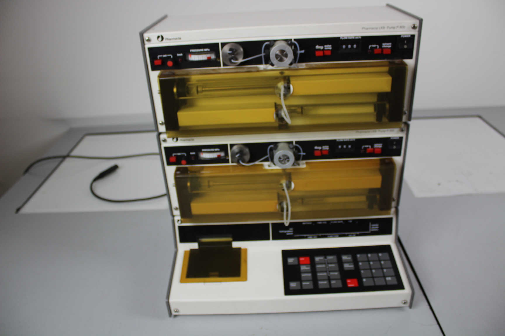 Image of Pharmacia LKP Controller and 2 x Pharmacia LKP Pumps