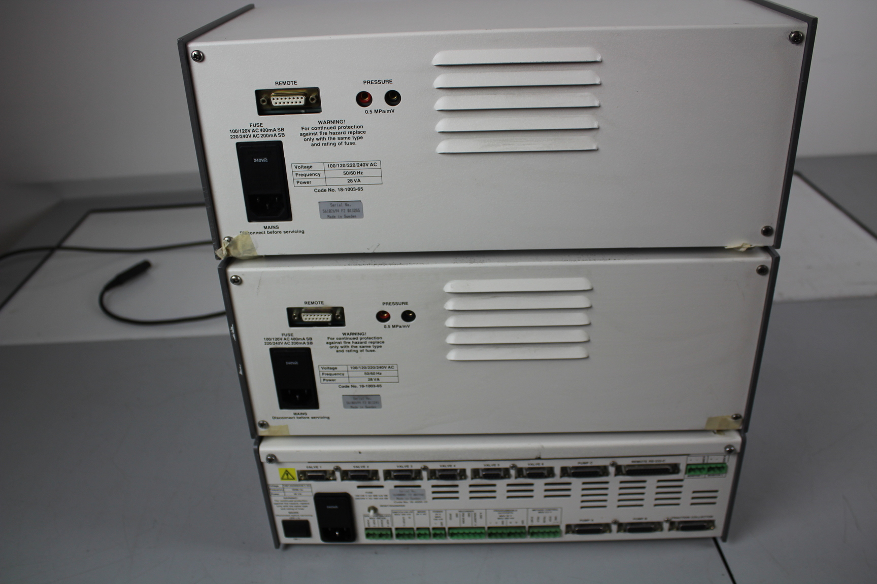 Image of Pharmacia LKP Controller and 2 x Pharmacia LKP Pumps