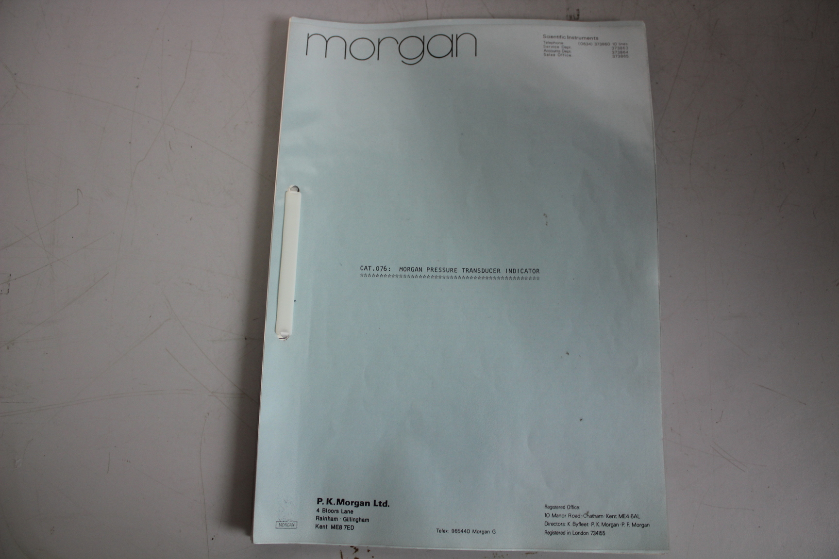 Image of Morgan Pressure Transducer Flow Heads and Indicator Modules x 3
