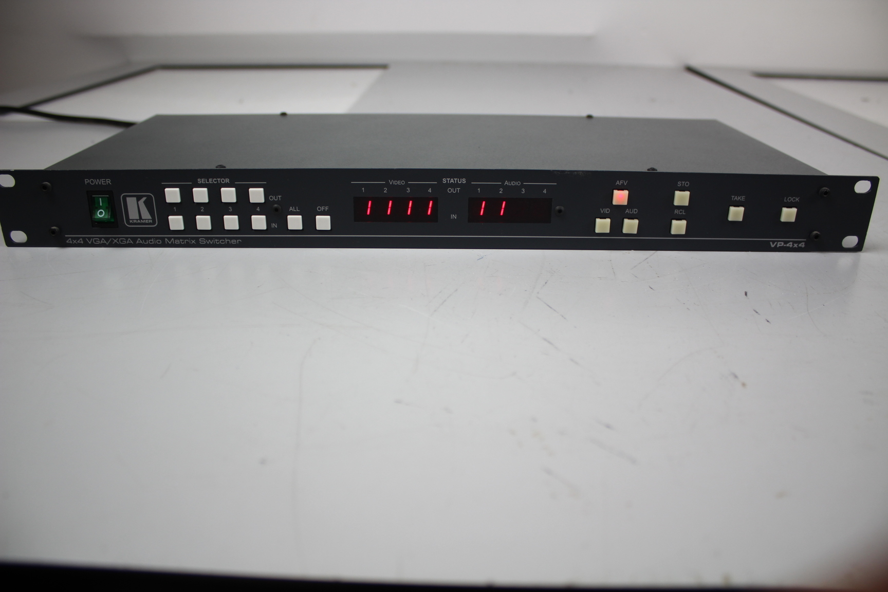 Image of  Kramer VP-4X4 VGA/XGA Audio Matrix Switcher