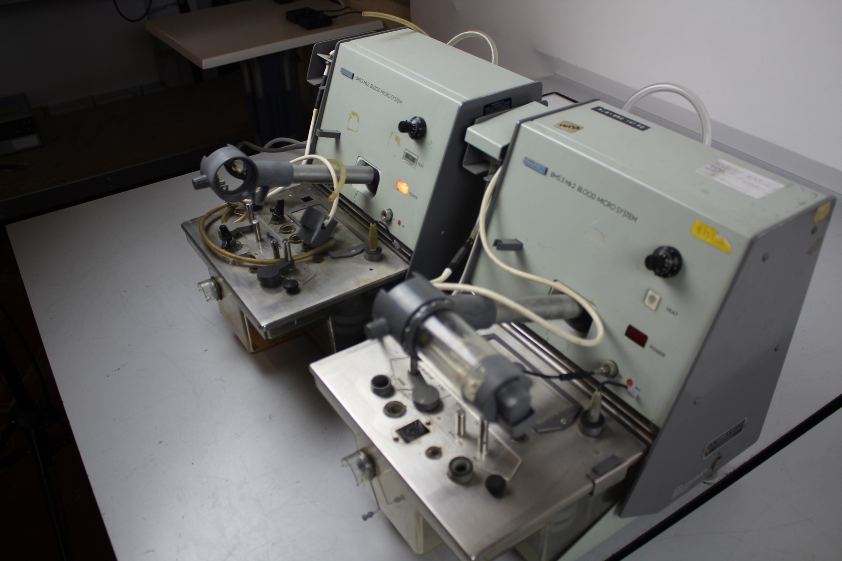 Image of Radiometer BMS3 MK2 Blood Micro System x 2, Spares / Repair Lab Equipment