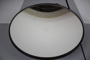 Thumbnail image of Antique Large (51cm) Concave Mirror 1925 C A Parsons Industrial Vintage