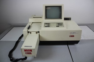 Thumbnail image of Shimadzu Spectrophotometer UV-160A with Shimadzu Cell Positioner CPS-240A 