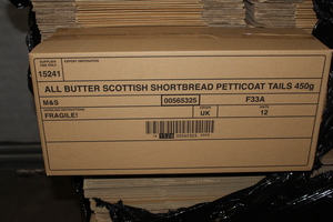 Thumbnail image of Job Lot of Approx 850 Single Wall Cardboard Boxes in Two Dimensions