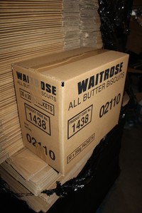 Thumbnail image of Job Lot of Approx 850 Single Wall Cardboard Boxes in Two Dimensions