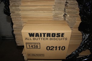 Thumbnail image of Job Lot of Approx 850 Single Wall Cardboard Boxes in Two Dimensions