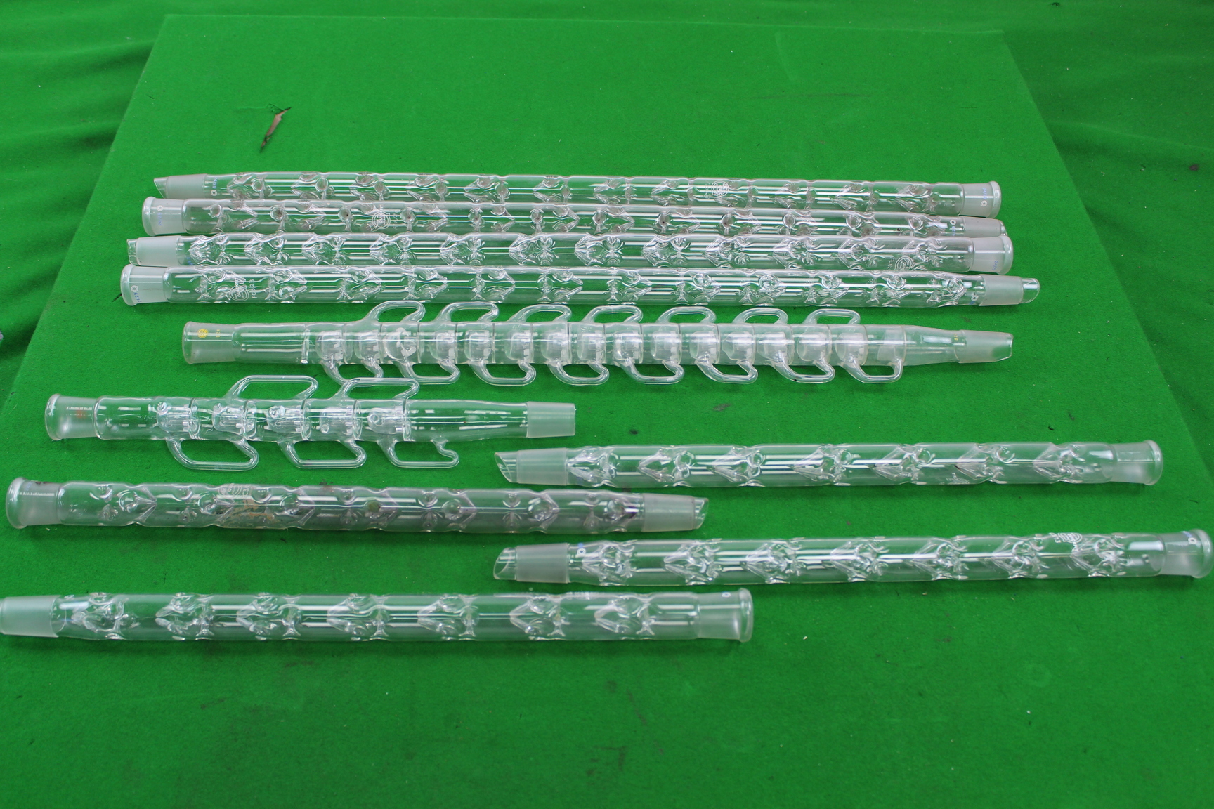 Image of Set of Distillation Columns Laboratory Lab Jointed Glassware