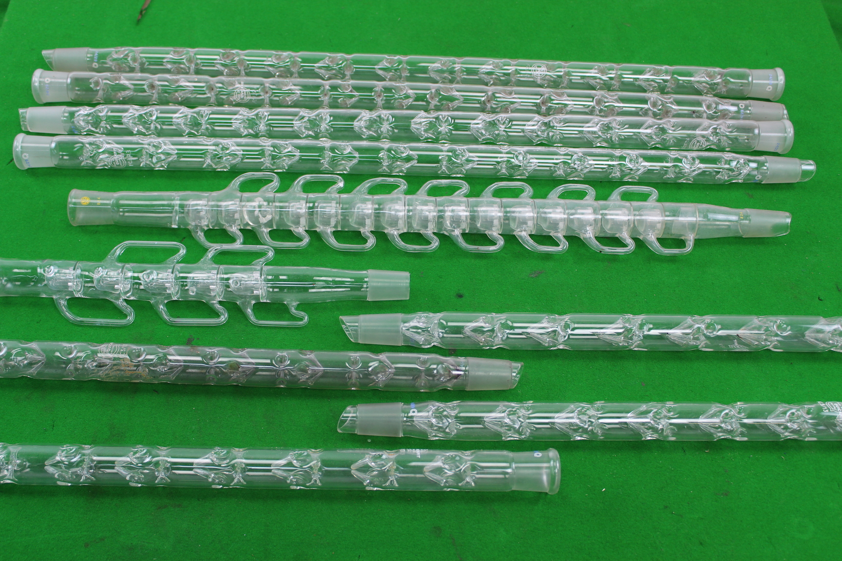 Image of Set of Distillation Columns Laboratory Lab Jointed Glassware