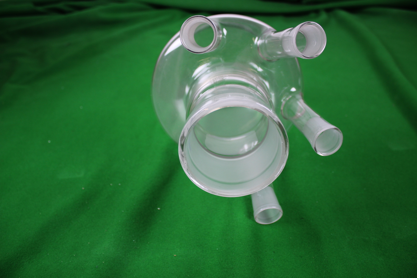 Image of QVF Type 5 neck Round Bottom Reaction Vessel.