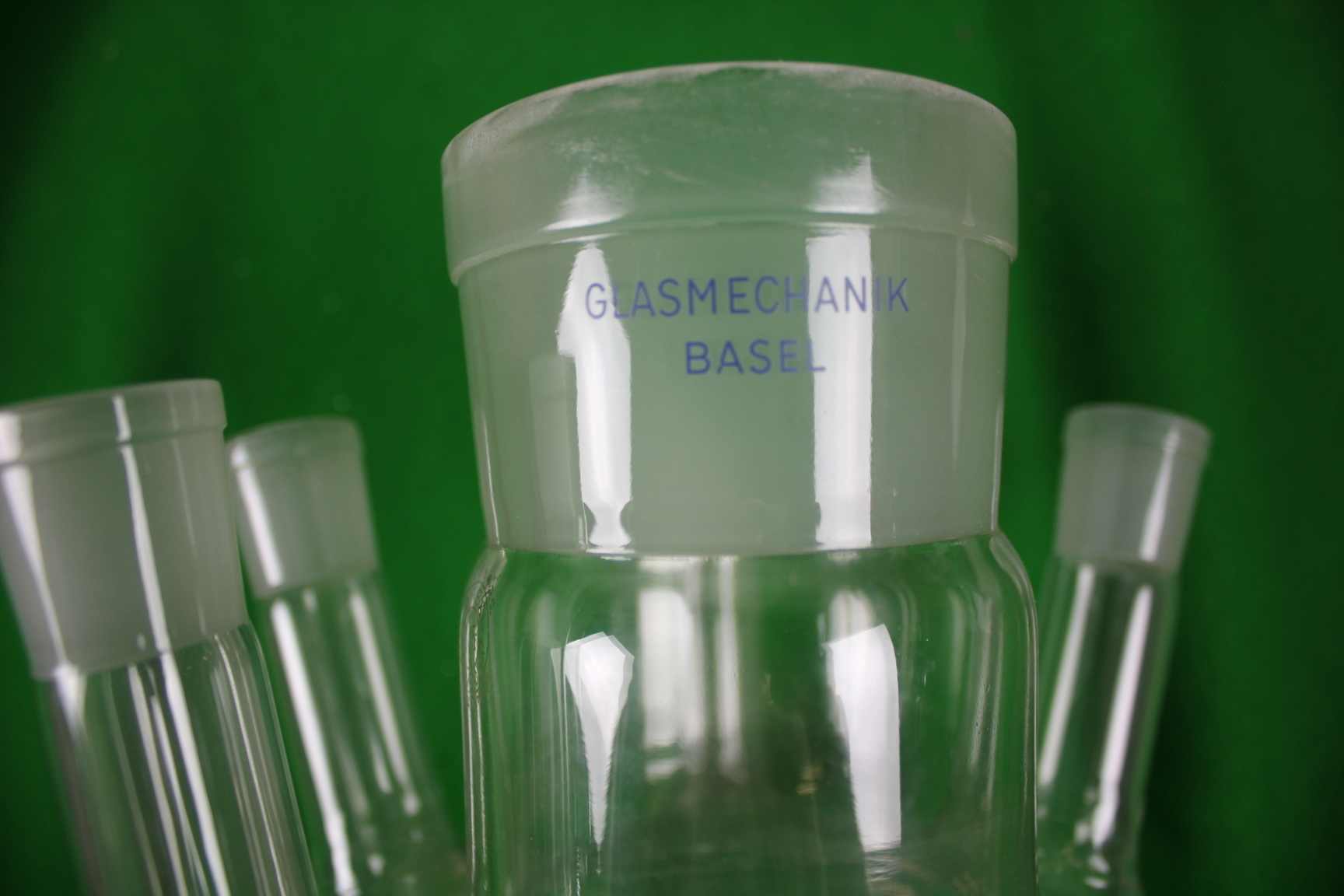 Image of QVF Type 5 neck Round Bottom Reaction Vessel.