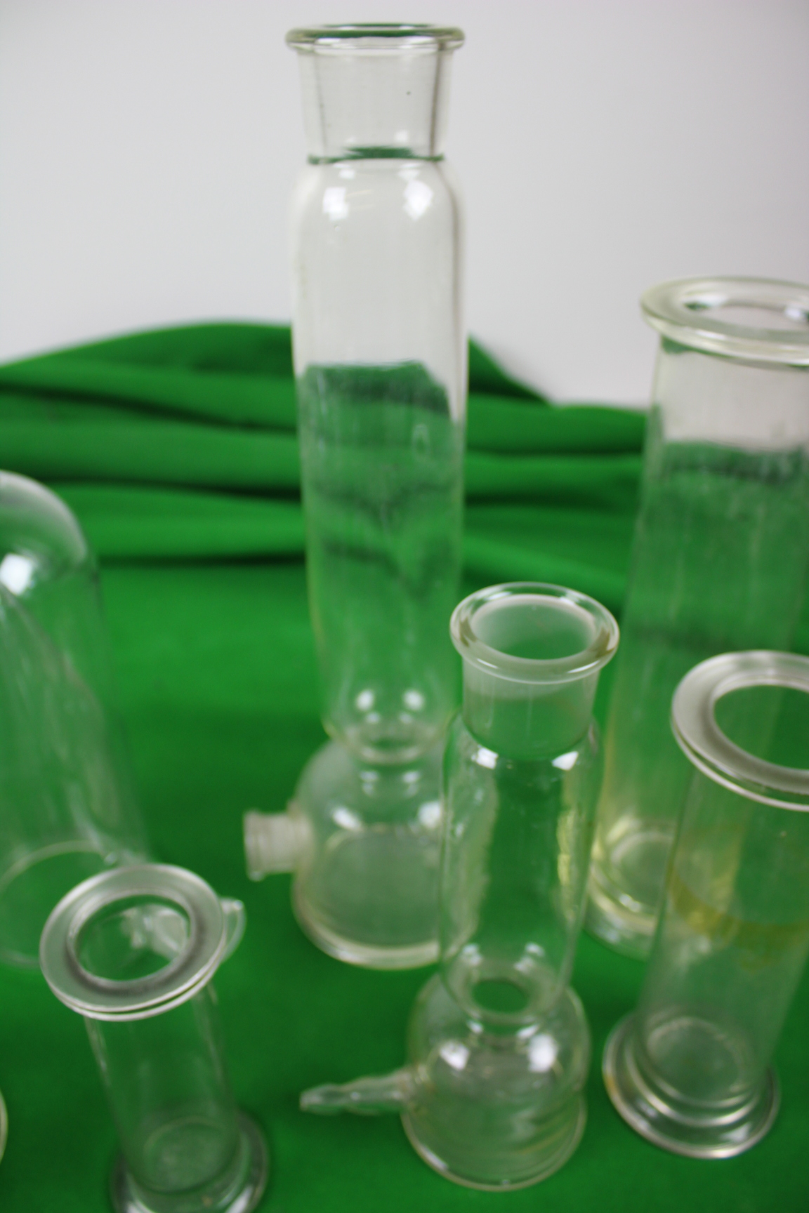 Image of Selection of Gas Related Laboratory Glassware.