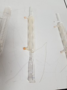 Thumbnail image of Joblot Quickfit Laboratory Jointed Glassware Condensers Distillation Columns