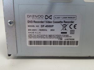 Thumbnail image of DAEWOO DVD RECORDER + VCR DF-4500P VHS Player