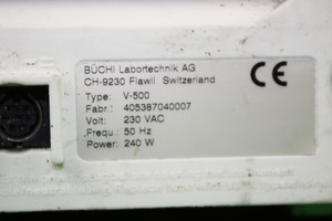 Thumbnail image of Buchi Vac V-500 Vacuum Pump (runs but some minor damage spares/repair)