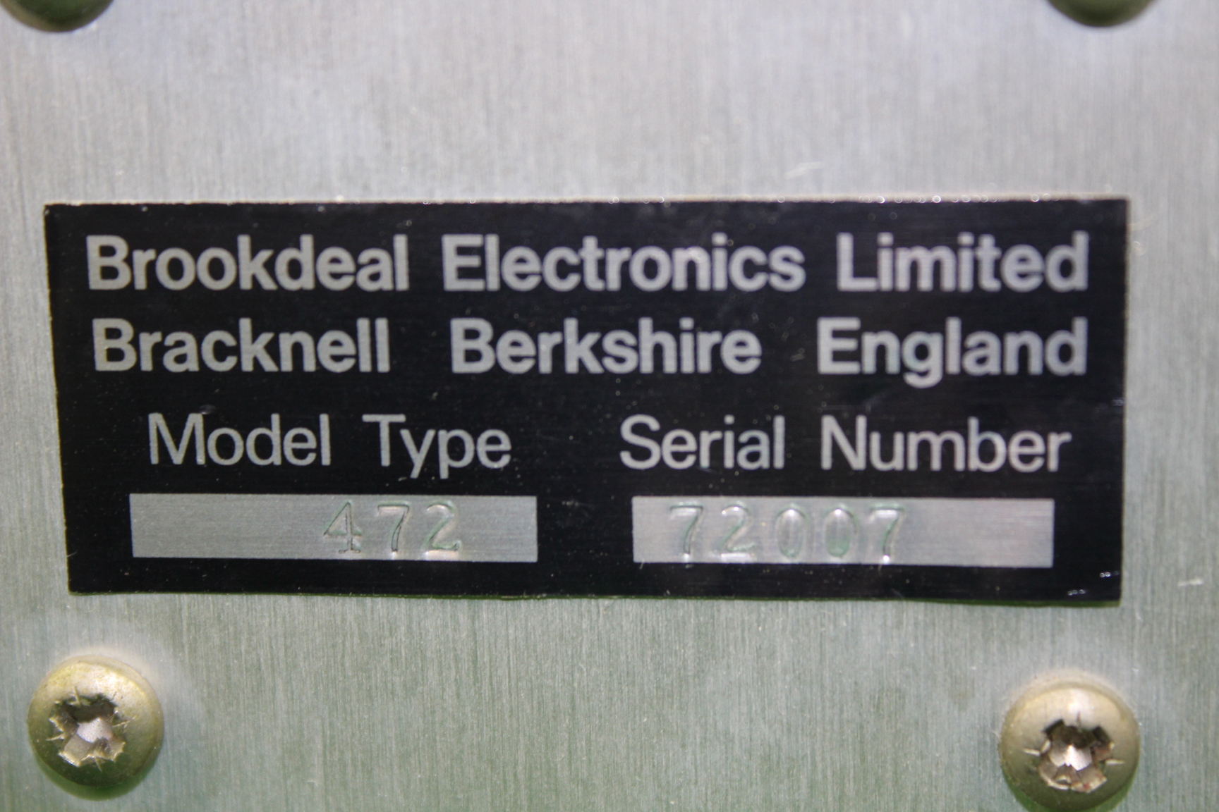 Image of Brookdeal Signal Source Type 472