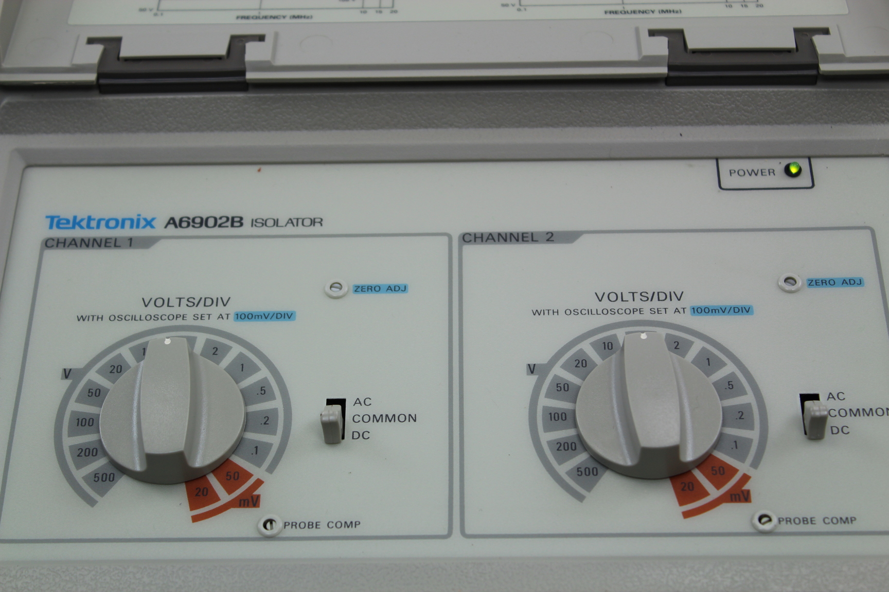 Image of Tektronix A6902B 2-Channel Isolator, 3000v With Probes Electrical Test Equipment