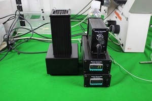 Thumbnail image of Leica DM IRB Inverted Microscope, Eppendorf Micromanipulator Transjector .......