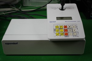 Thumbnail image of Leica DM IRB Inverted Microscope, Eppendorf Micromanipulator Transjector .......