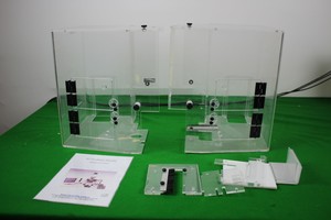 Thumbnail image of Leica DM IRB Inverted Microscope, Eppendorf Micromanipulator Transjector .......