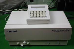 Thumbnail image of Leica DM IRB Inverted Microscope, Eppendorf Micromanipulator Transjector .......