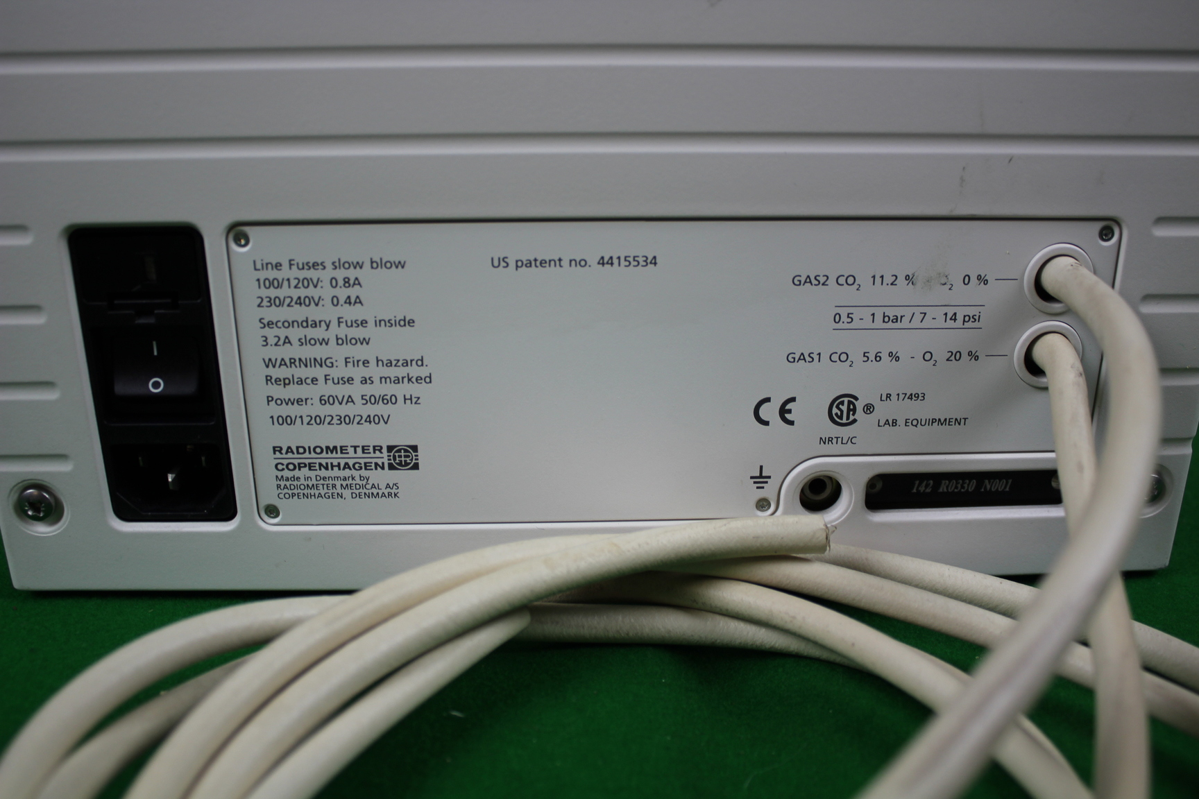 Image of Radiometer Copenhagen Blood Gas Analyser ABL-5