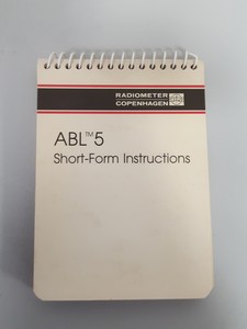 Thumbnail image of Radiometer Copenhagen Blood Gas Analyser ABL-5