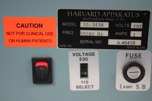 Thumbnail image of Harvard Apparatus 683 Small Animal / Rodent Ventilator 55-3438  Vet 115 V