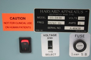 Thumbnail image of Harvard Apparatus 683 Small Animal / Rodent Ventilator 55-3438  Vet 115 V