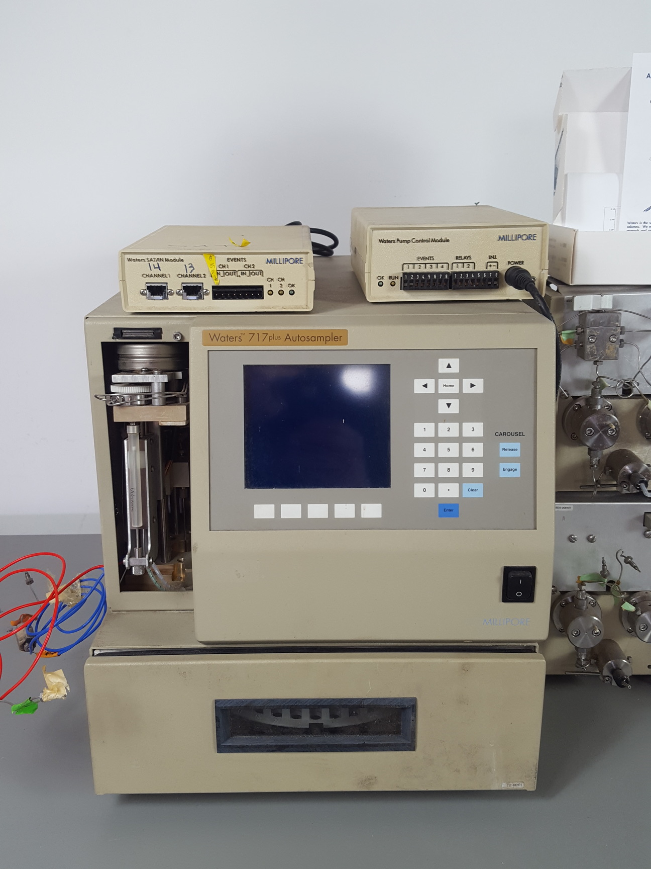Image of Waters HPLC 501 Pump, 717 plus Autosampler, 470 Detector (Spares/Repair) Lab