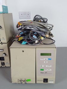 Thumbnail image of Waters HPLC 501 Pump, 717 plus Autosampler, 470 Detector (Spares/Repair) Lab