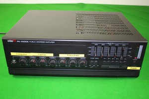 Thumbnail image of InterM PA 4000A Public Address Amplifier 6-Channel Mixer