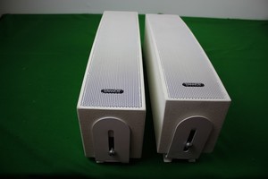 Thumbnail image of Pair of Tannoy i7 WH Speakers 57cm tall with Mounting Plates