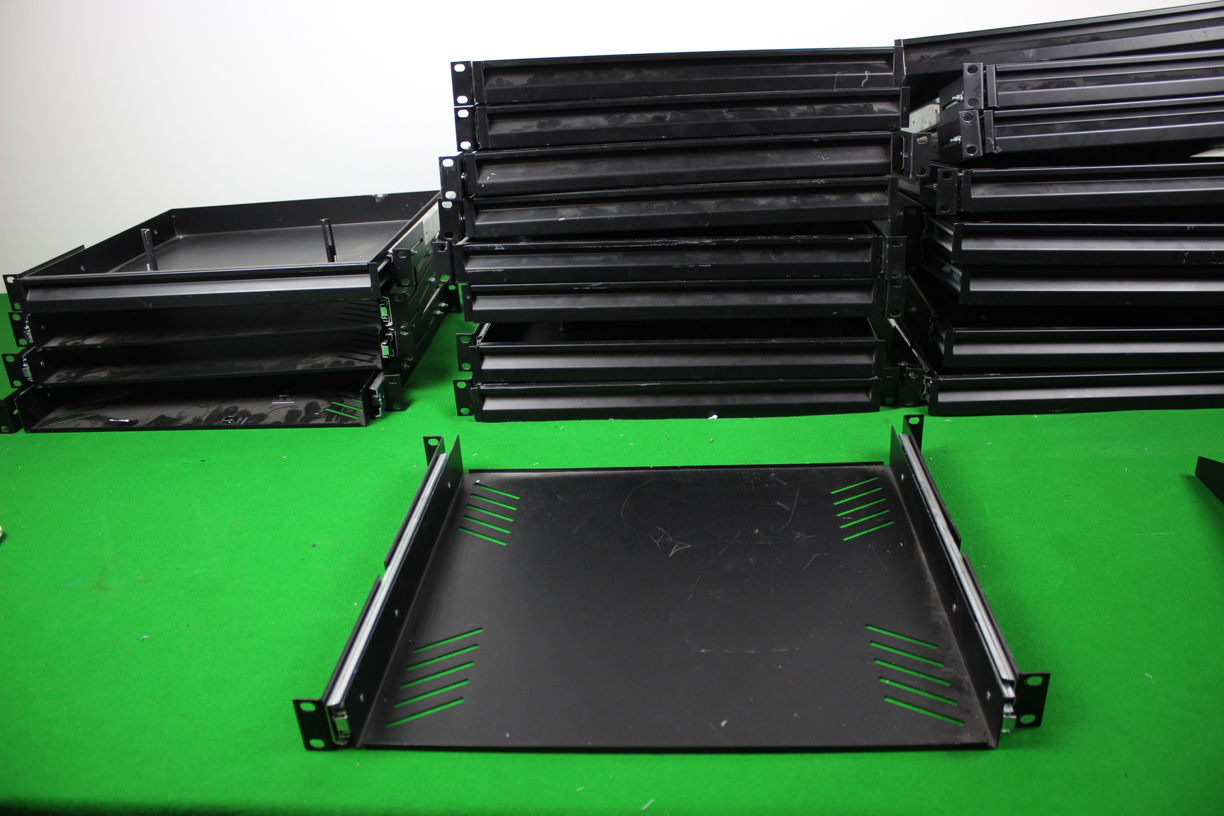 Image of Job Lot of 25 Server Rack Slider Rails 42cm l x 38cm w x 4.5cm h
