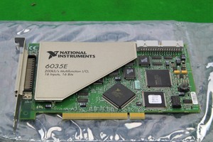 Thumbnail image of  National Instruments NI 6035e 16 inputs, 16 Bits Multifunction I/O #250