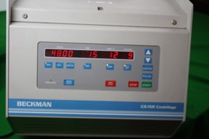 Thumbnail image of Beckman GS-15R Tabletop Centrifuge with S4180 Horizontal Rotor