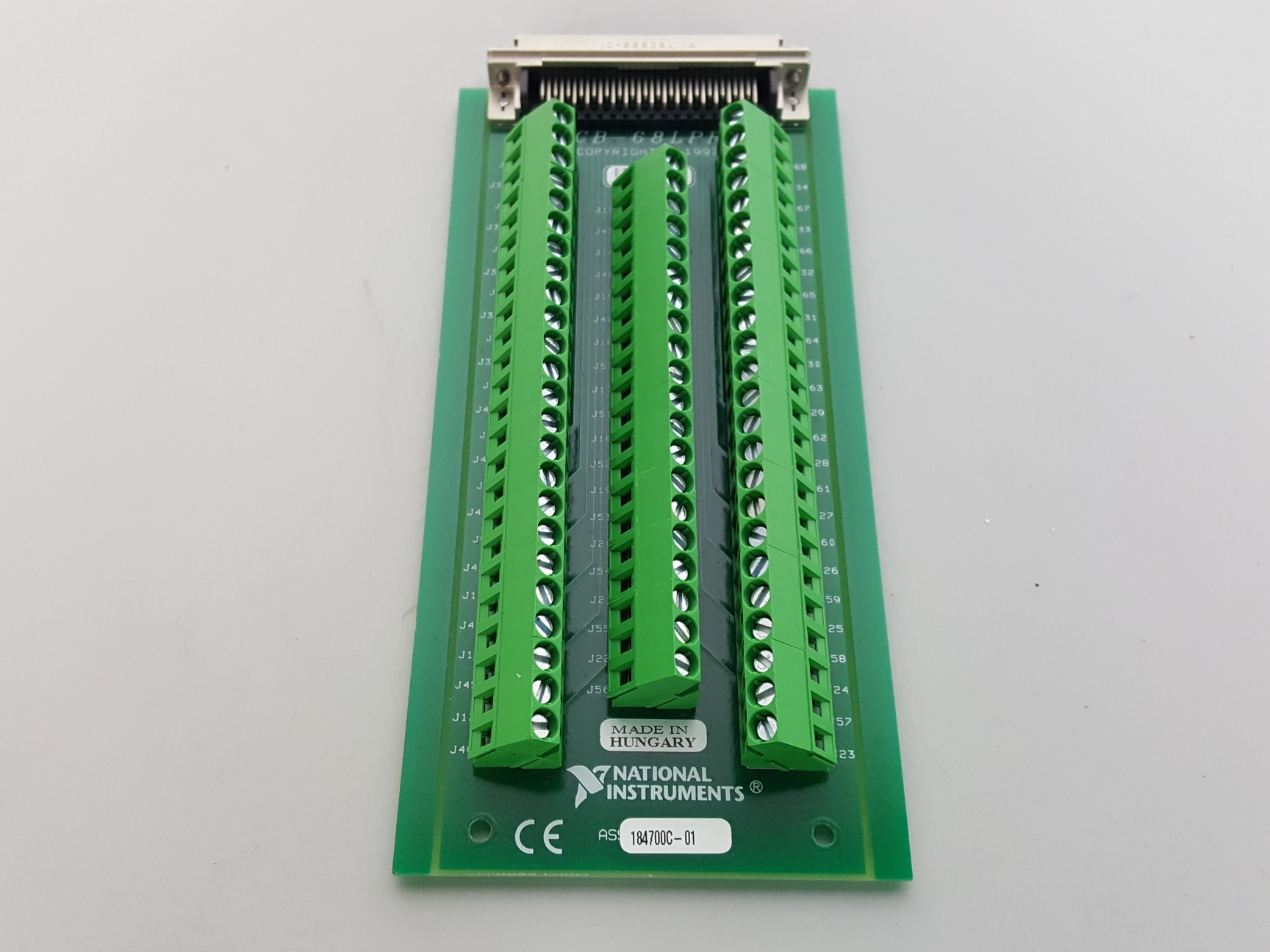 Image of National Instruments CB-68LPR Connector Block 68 Pin Terminal Board Lab