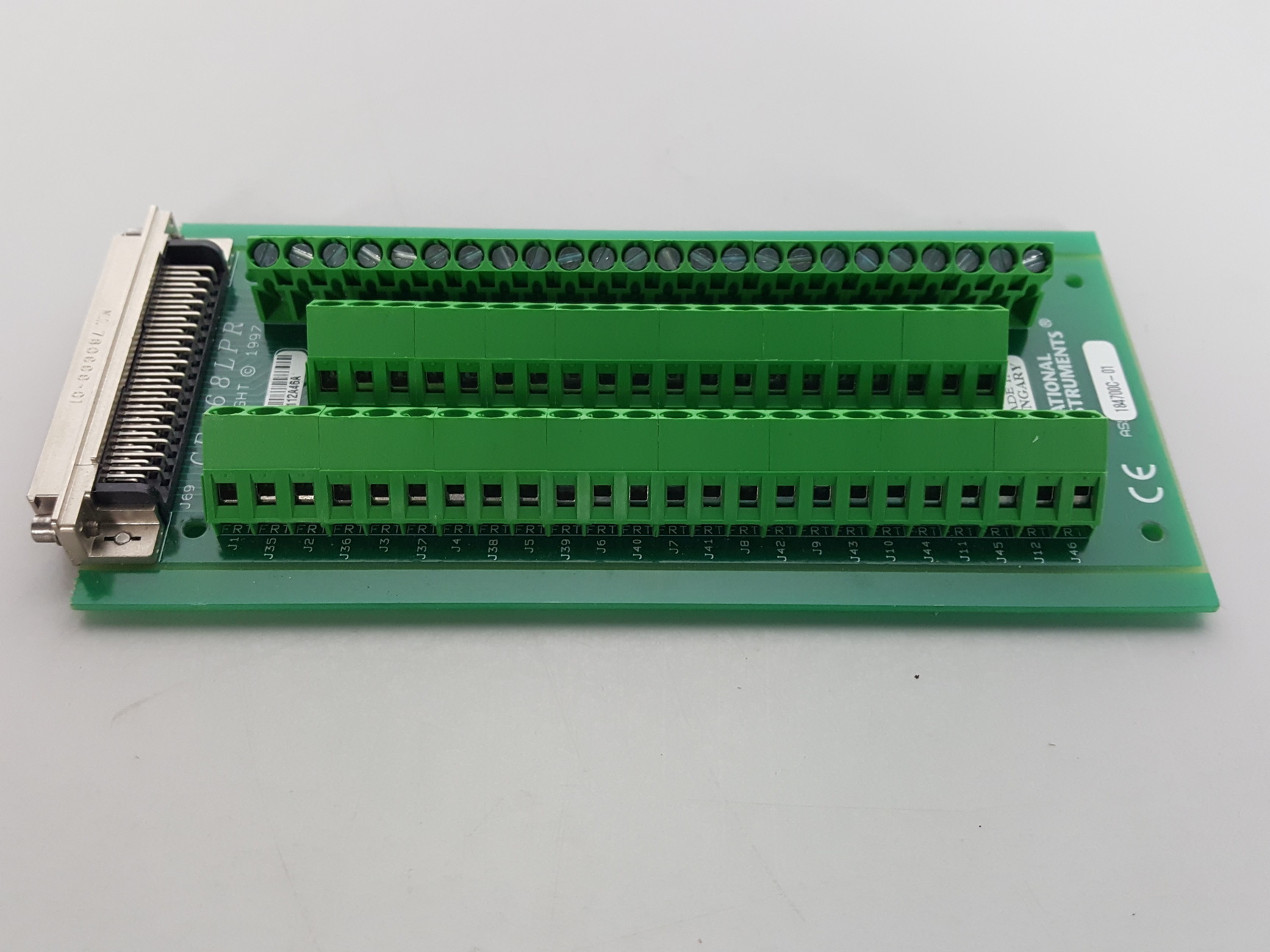 Image of National Instruments CB-68LPR Connector Block 68 Pin Terminal Board Lab