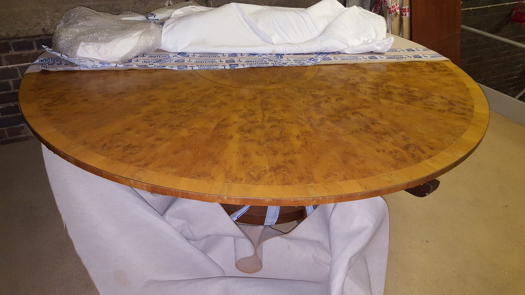 Image of Bevan Funnel Reprodux Walnut Dining / Conference/Boardroom Table + 12 Chairs New