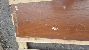 Thumbnail image of Job lot of 20 Solid Hardwood Reclaimed Mahogany Planks 2cm x 180cm x 30cm