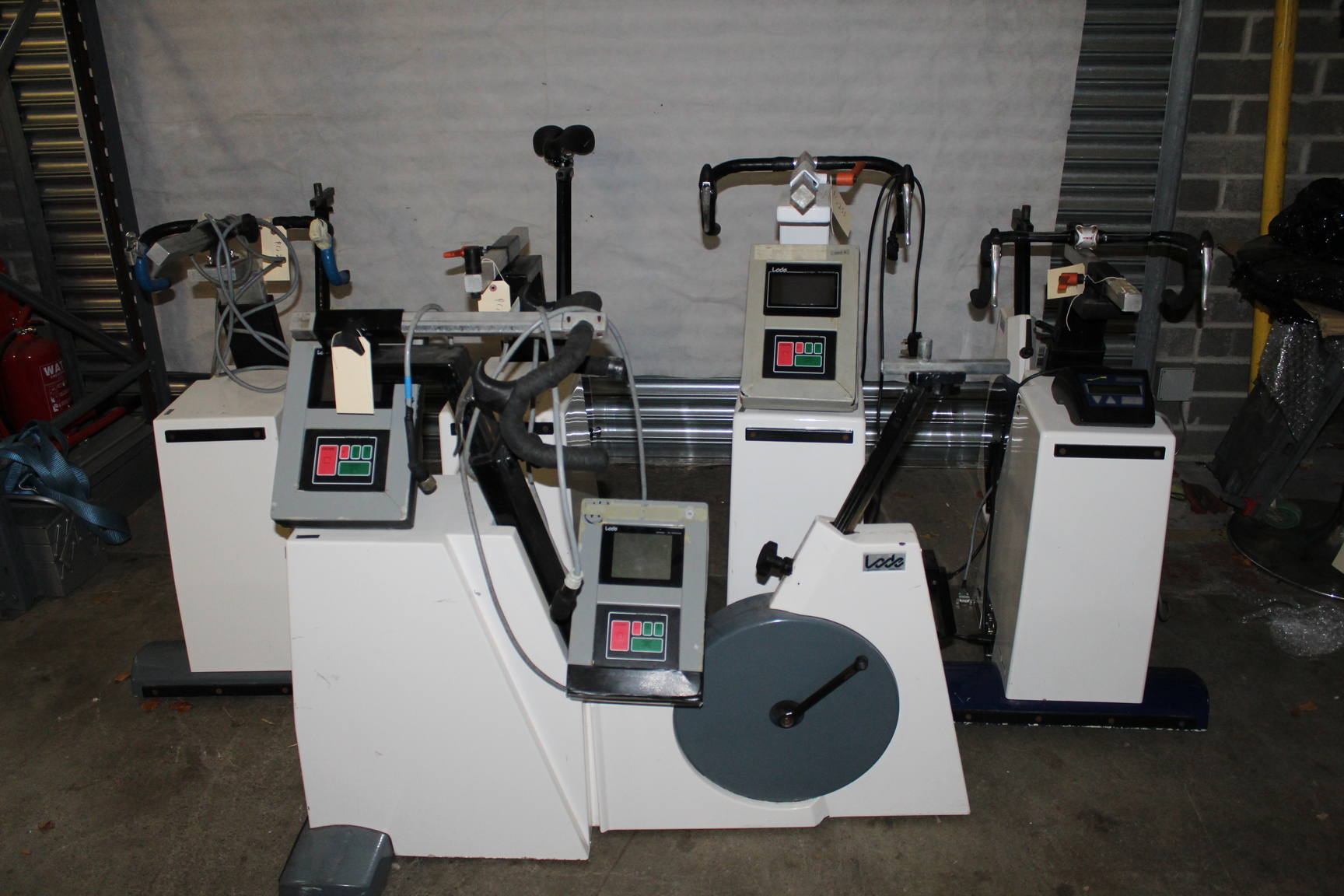 Image of 3 x Excalibur Sport Lode Electrical Braked Cycle Ergometers Research Bikes