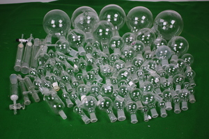 Thumbnail image of Job lot of laboratory glassware, Quickfit, Boiling Flasks